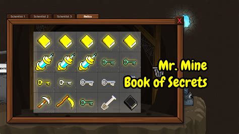 what does the book of secrets do in mr mine|mr mine sparkly distraction.